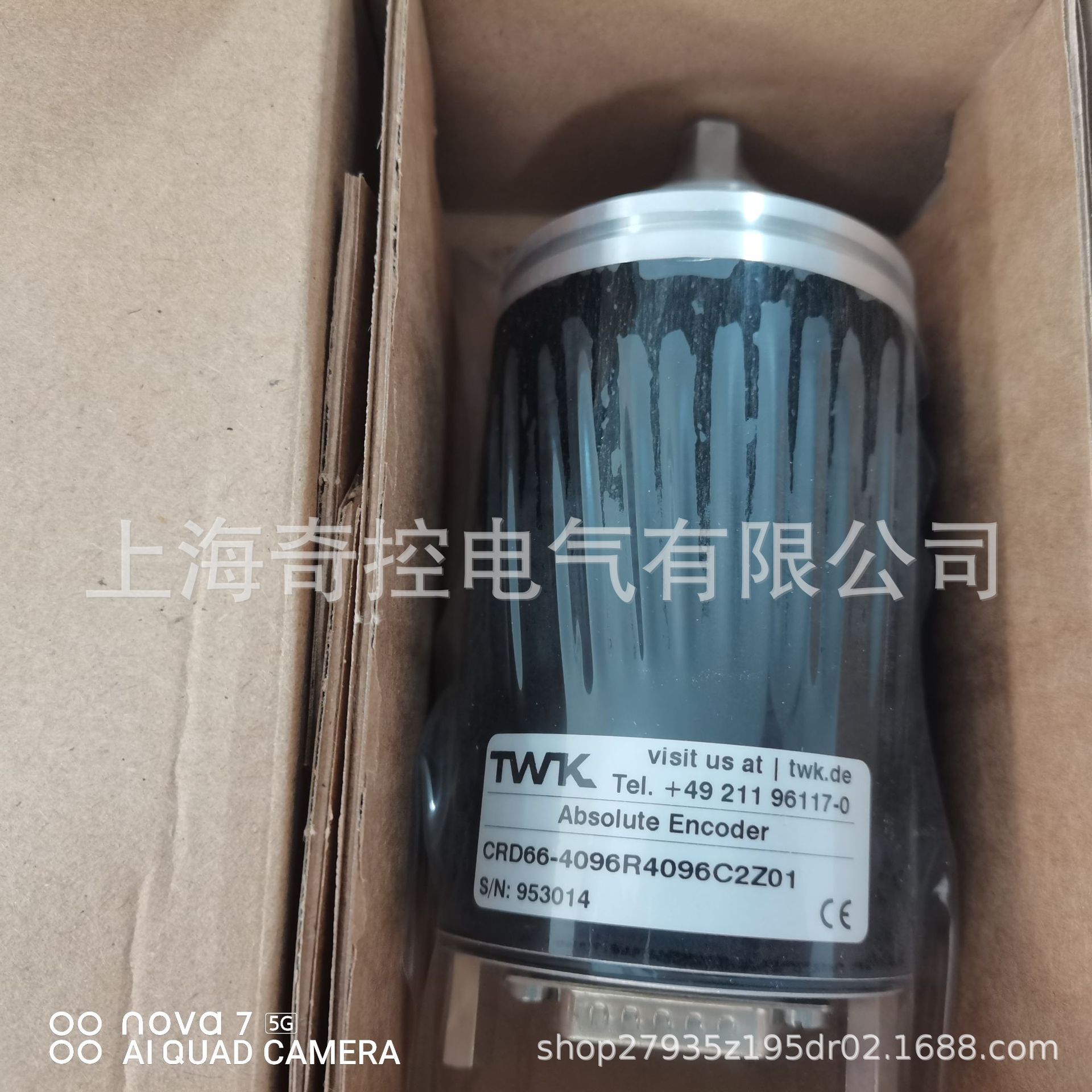 【买全新】CRE66-4096G25CE01 TWK工业多圈编码器