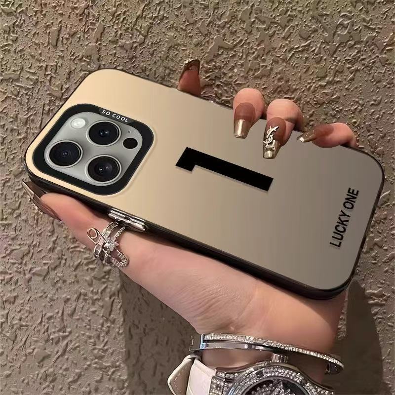 New Lucky Number Phone Case Suitable for iPhone 17, Apple 15 Pro Max/14/11/13 Pro/16, European and American Style