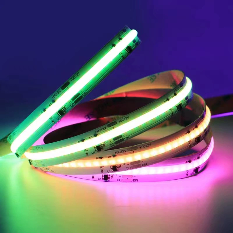 Симфония COB лампа с 720 светодиодами, программируемая лампа с LED, 24V RGB, полноцветный эффект бегущей воды, вывеска