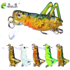 HENGJIA/Hengjia Fake Grasshopper Beetle Lure Wholesale 3g Mini Cricket Grasshopper Insect Bait for Fishing