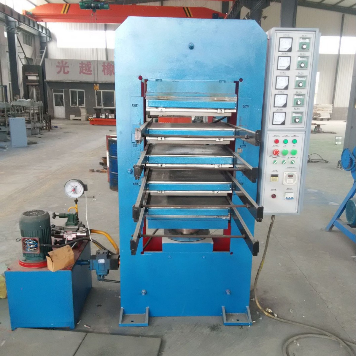 全自动地板砖硫化机  橡胶地砖制造机 胶粉地砖硫化机 厂家直供