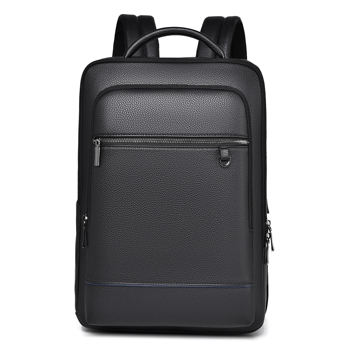 2024 New PU Men's Waterproof Laptop Backpack Business Travel Bag_voghion.com
