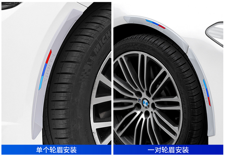 Factory Direct thickened silicone wheel eyebrow protection anti-collision strip front and rear bumper anti-scratch Collision Body anti-collision strip