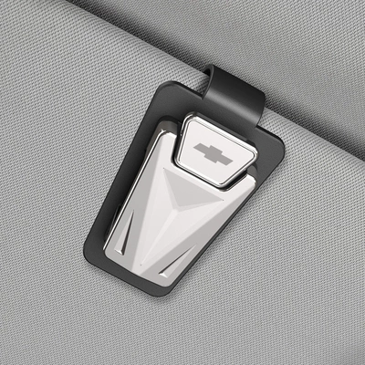 Car Glasses Clip/Bill Clip – Placement Rack Car Supplies - bright-silver-chevrolet