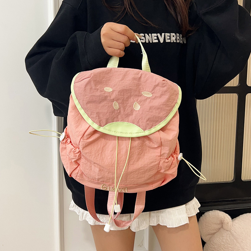 日系ins小众设计双肩包包水果学院风少女个性简约大容量学生背包|undefined