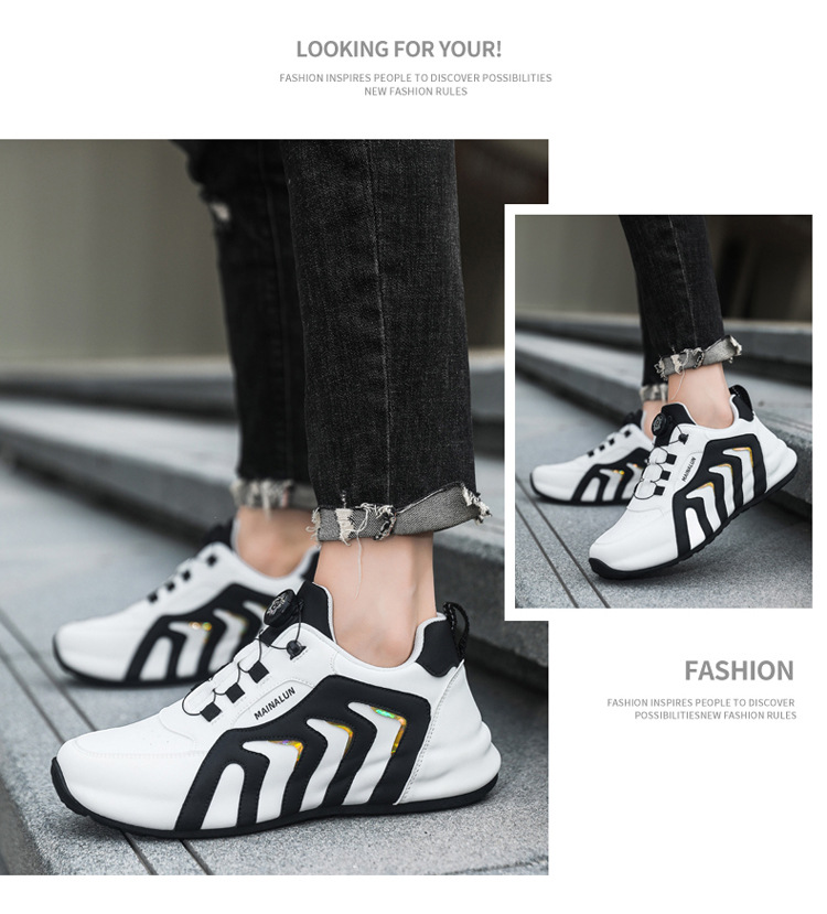 2025 Large Size Special New Men's Four Seasons Fashion Versatile Soft Sole White Shoes_vogvips.com