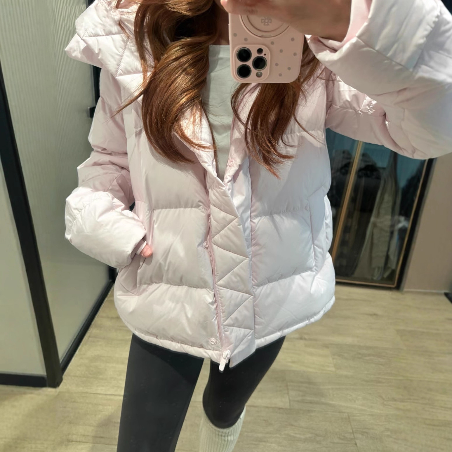 High-Quality 25 Autumn and Winter New Five-Grid Women's Puff down Jacket Outdoor White Duck down Thickeneded Hooded Warm Jacket