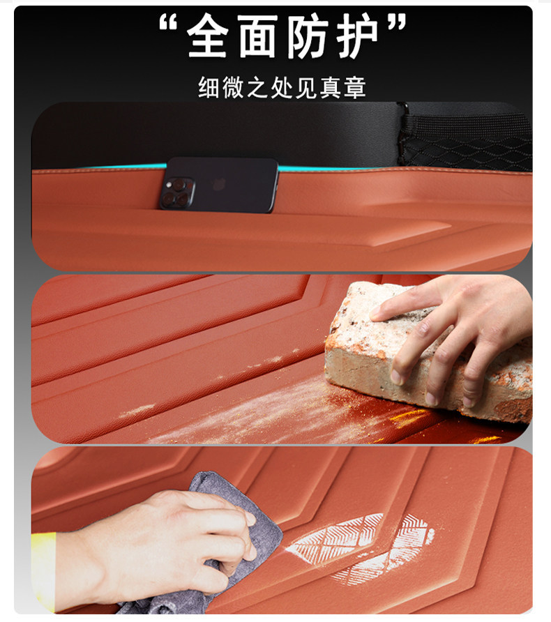 Suitable for Jetour Traveler's Special Trunk Mat, Waterproof and Dustproof Car Interior Accessories, Environmentally Friendly Trunk Mat