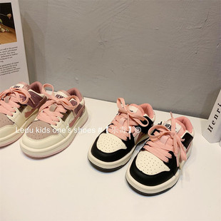 Children's Aj Anti-Skid Shoes 2025 Spring & Fall New Girls Low-Top Sports Shoes Casual Shoes Medium and Large Kidsren's Shoes Wholesale