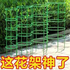 プラスチックは花の支柱の支持の輪の支持の竿の室内の植物の花の棚のベランダの枝の藤の棚の卸売りをつなぎ合わせることができます。