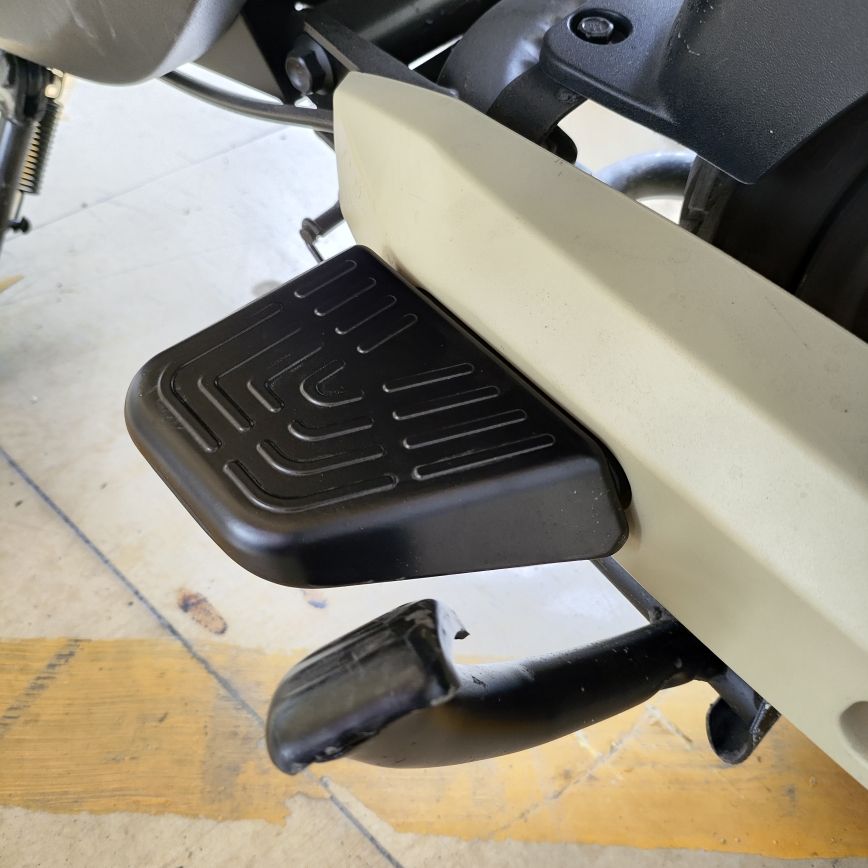 Ninebot electric scooter rear footrest modification for Mechanic MMax90/110p/110 with added thickened aluminum alloy footrests