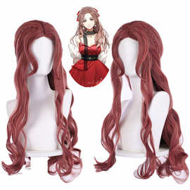 动漫长卷发辫子造型假发 光与夜之恋 女主 荆棘鸟香芋紫色cos假发