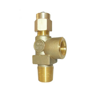 Carbon dioxide valve QF-7B handwheel-free brass steel cylinder valve outlet QF-2D QF-7D2