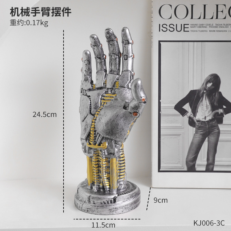 サイバーパンクロボットゲームコントローラー収納ホームリビングルームeスポーツルームデスクトップスタンド装飾装飾品|undefined