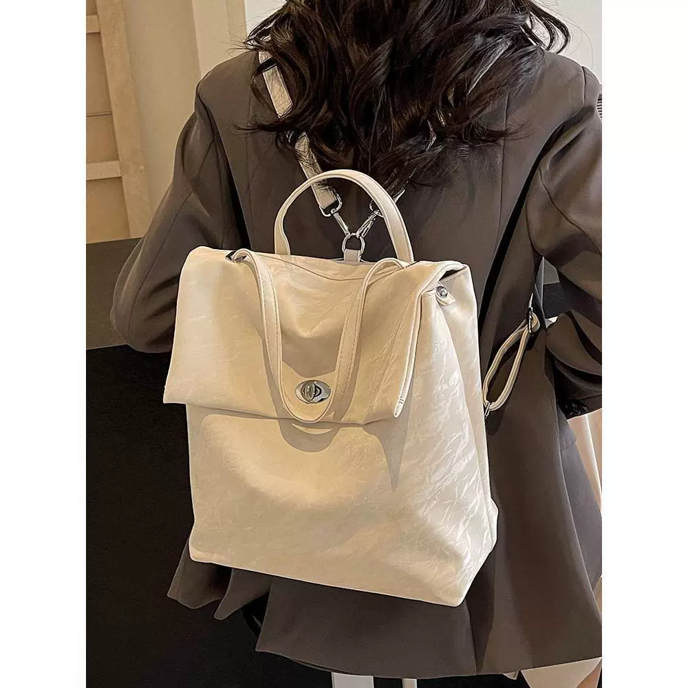 Fashionable backpack, summer capacious universal shoulder bag, Korean style