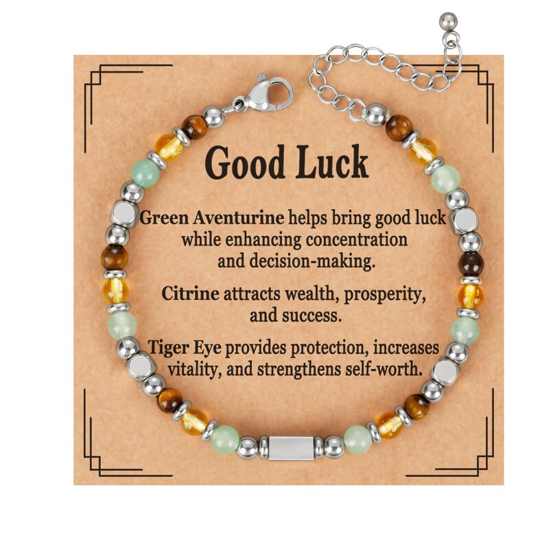 Women's Chalcedony Bracelet with Adjustable Chain, Stainless Steel Square Beads, Lucky Bracelet, 4mm Chalcedony Square Bead Bracelet Women's Chalcedony Bracelet with Adjustable Chain, Stainless Steel Square Beads, Lucky Bracelet, 4mm Chalcedony Square Bead Bracelet
