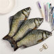 Creative Simulation Carassius Carassius Carassius Personality Funny Salted Fish Pencil Bag Fresh Sea Fish Fish Shaped Pencil Bag Shake Tone Same