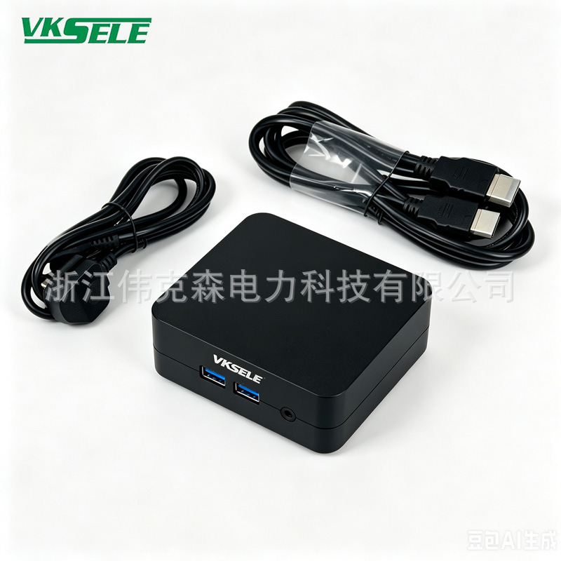 New high-performance, high-configuration mini PC N355 quad-core, convenient for entertainment, home and office use, cross-border wholesale supply.