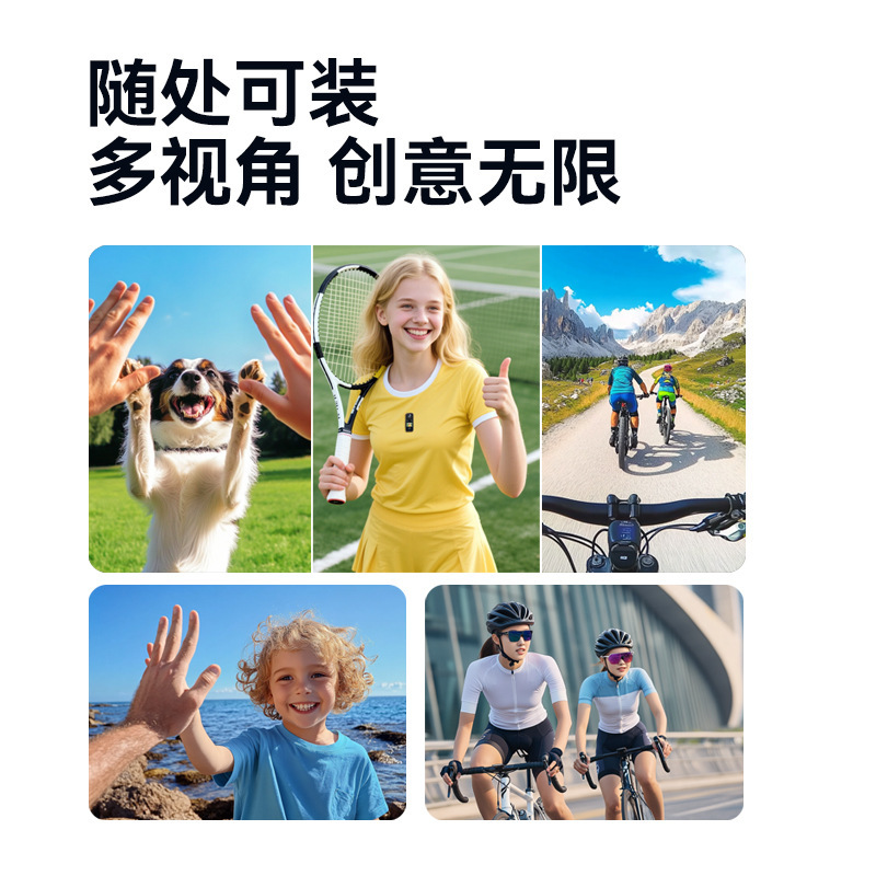 国境を越えた新しい超長バッテリー寿命 2.7KWiFi 屋外親指カメラ 180 回転首吊りカメラ スポーツカメラ|undefined