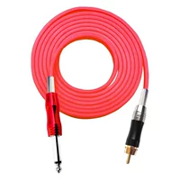 Татуировки питания силиконовые линии RCA в линии крюк линии прочный тату кабель татуировки вспомогательный инструмент