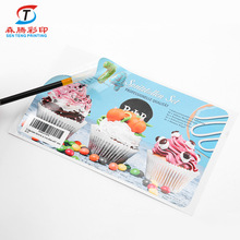 森腾印刷 厂家供应彩色过光膜铜版纸不干胶贴纸 彩页广告标签