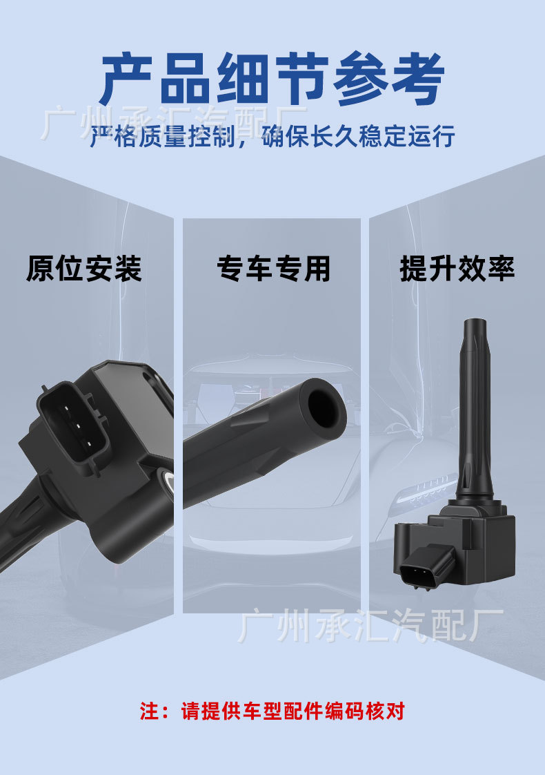 22448-6Rc0A 22448-6Rc0B Is Suitable for Nissan X-Trail T33 Car Engine Ignition Coil