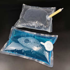 1L洗手液包装袋皂液袋消毒液包装袋带硅胶管泵头肥皂液包装袋
