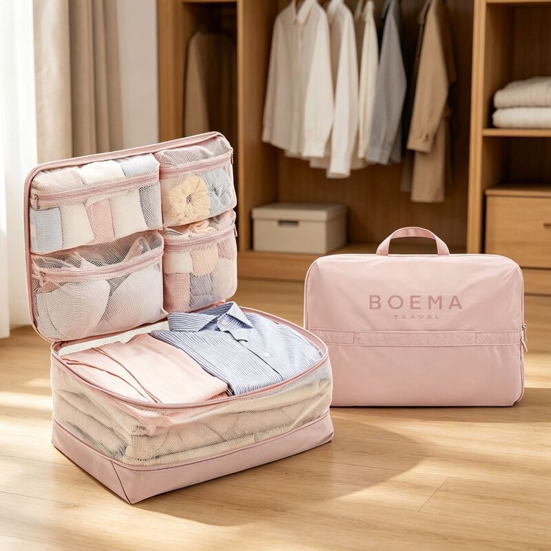 Travel compression bag 5-in-1 travel storage bag portable down jacket storage bag compressed clothing sorting and organizing bag Travel compression bag 5-in-1 travel storage bag portable down jacket storage bag compressed clothing sorting and organizing bag