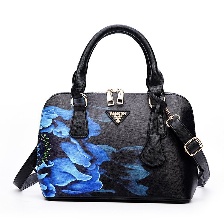 New trendy printed shell bags, European and American women's bags, single-shoulder crossbody hand-held women's bags, cross-border one-piece delivery worldwide undefined