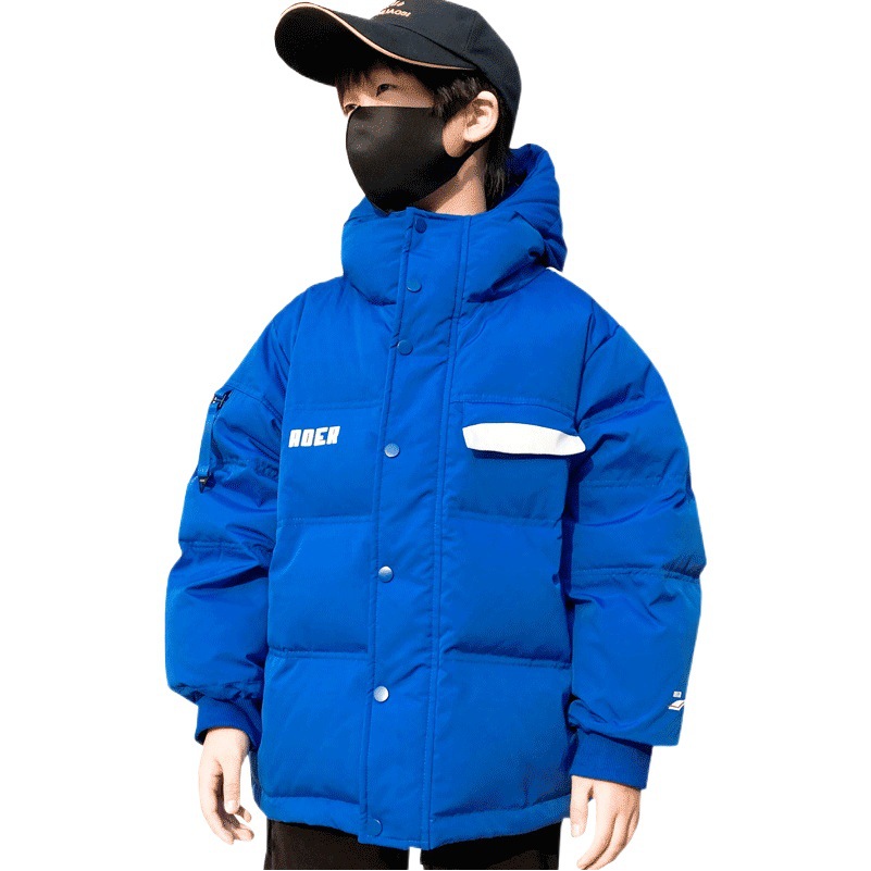 Chaqueta acolchada de algodón para niños invierno 2024 nuevo estilo chaqueta acolchada de plumón cálido al aire libre para niños chaquetas acolchadas para niños grandes