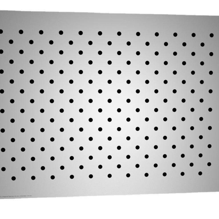 비대칭 원 도트 보정 광학 테스트 카드 머신 비전 목표