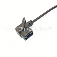 定制鐵塔電動車鋰電池轉接線愛瑪雅迪電動車星恆鋰電池插頭轉換線