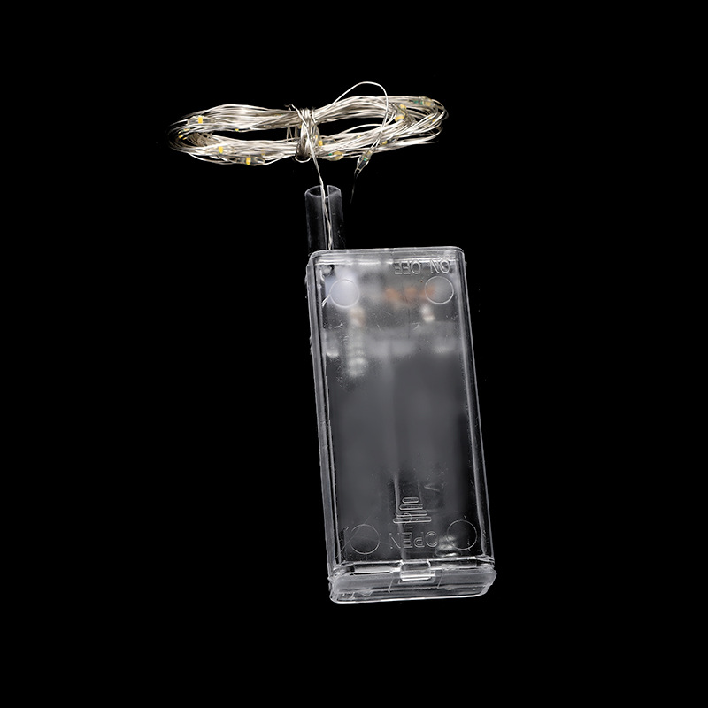 Nuevo conjunto de línea de luz de caja de batería de dos secciones ambiente romántico decoración de vacaciones creativo sorpresa confesión conjunto Accesorios