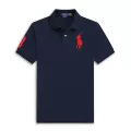 Royal blue red label