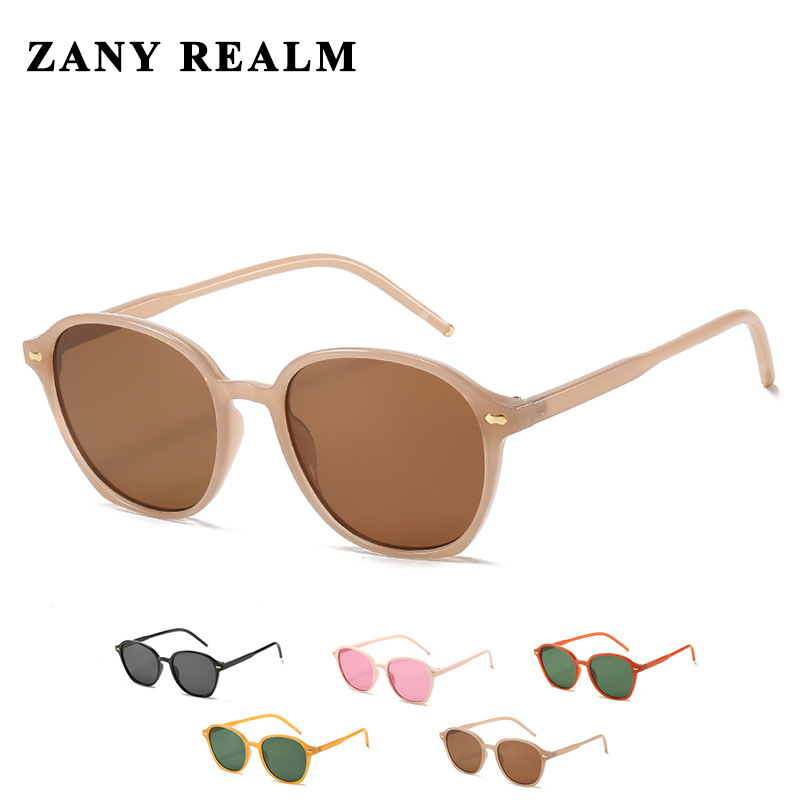 Verano retro color caramelo Pequeño Libro Rojo gafas de sol TikTok ins fabricante de gafas de sol Nuevo Internet celebridad gafas de sol redondas hombres y mujeres