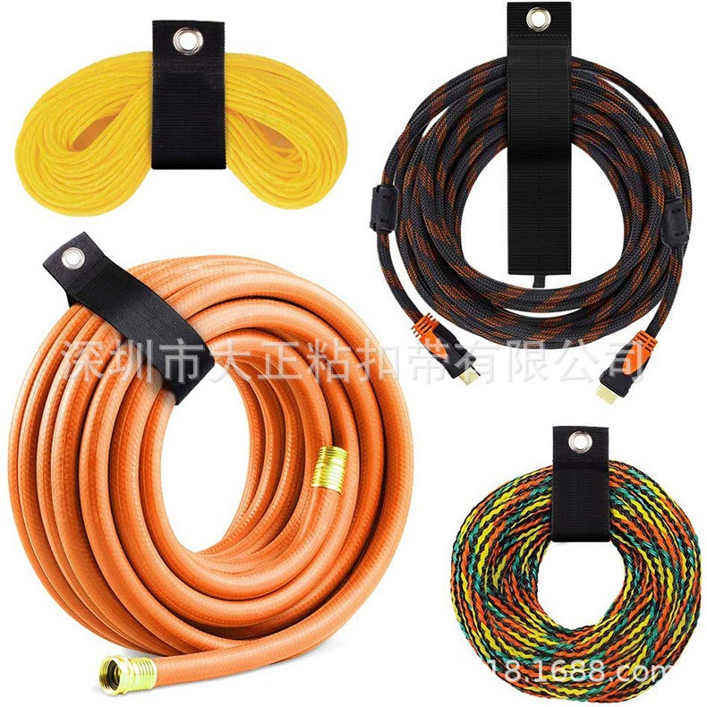 Especial transfronterizo para correa de almacenamiento de servicio pesado garaje en casa práctica correa de almacenamiento correa de acabado de velcro