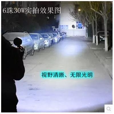 立益电动车灯摩托车LED大灯超亮12V48V灯60V外置汽车灯泡防水改装