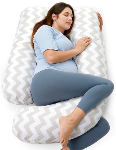 Almohada para mujeres embarazadas, protector de cintura, artefacto para dormir lateral, almohada en forma de U para piernas durante el embarazo, funda de almohada desmontable, explosión transfronteriza de Amazon