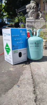 Original Juhua R134a Refrigerant, Car Air Conditioning Refrigerant, Freon, Water-cooled Screw Compressor Refrigerant 13.6kg (Antifriz) - fulide-r134a-with-box-weighs-5kg-net-weight-3kg