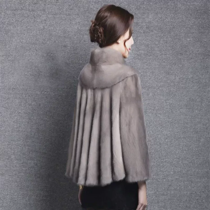 2023 новая норка пальто имитация мехового газа пальто женское золотое куньое бархатное пальто укороченные, утолщенные и теплые