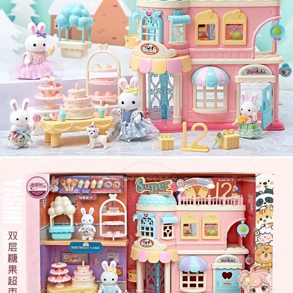 5521 Cute Rabbit Dessert Shop