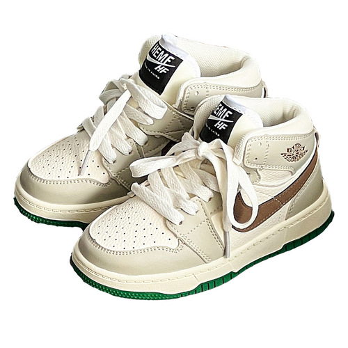 Xiameng children's shoes  autumn new children's color matching high-top trendy sneakers girls' sports shoes boys' casual shoes