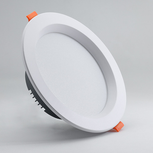 LED Embedded Downlight Flush Ceiling Light Recessed Ceiling Lamp Living Room Bedroom Commercial Iron Shell Hole Light Zhongshan Wholesale