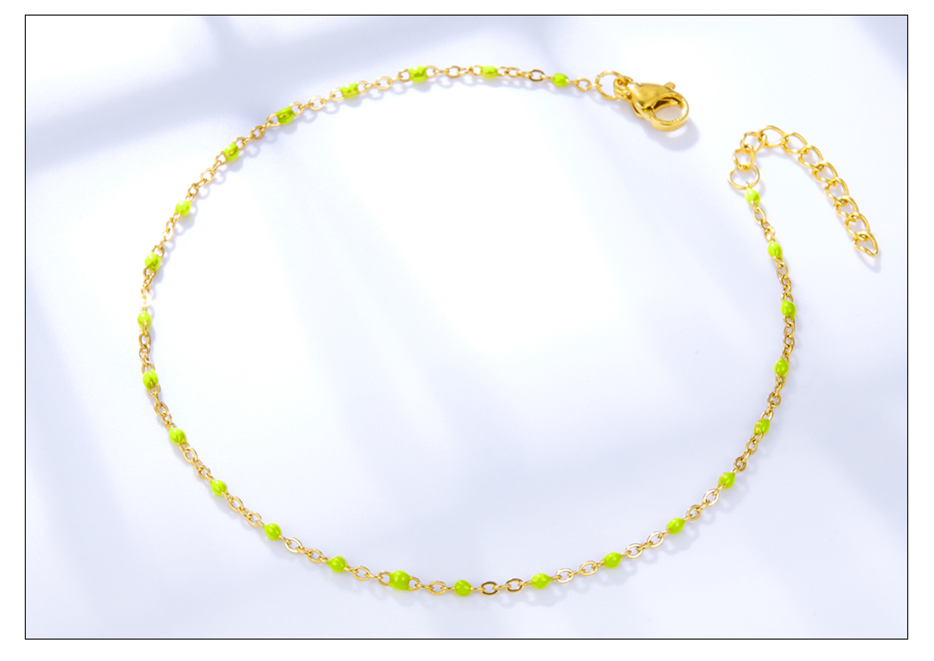 Fashion Round Stainless Steel Womenu0027S Anklet 1 Piece