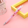 Ins Girl's Heart Pressing Moving Neutral Pen Cute Fruit Press the Water Student Bouncing Pen Office Stationery Signing Pens