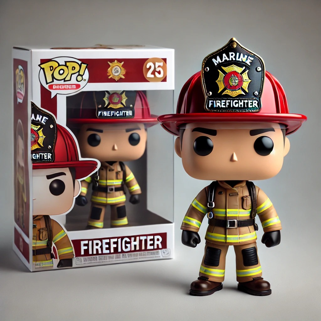 Nuevos productos Personajes de películas creativas Muñecas de bombero Adornos de figuras de San Valentín Colección de periféricos Mobiliario de escritorio Burbujas