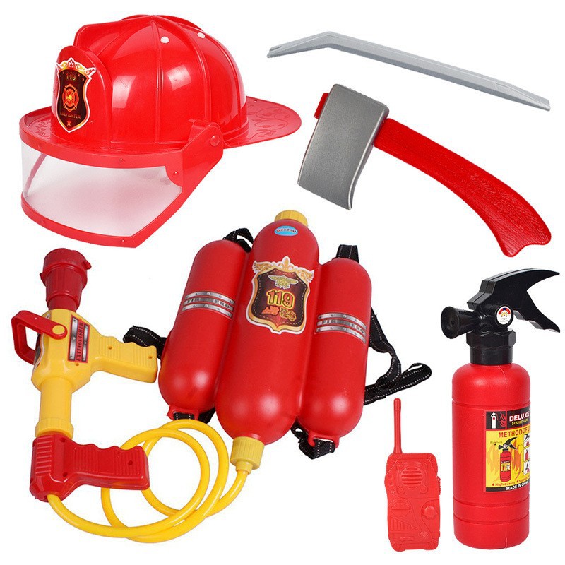 Firefighter Beach Toy Backpack