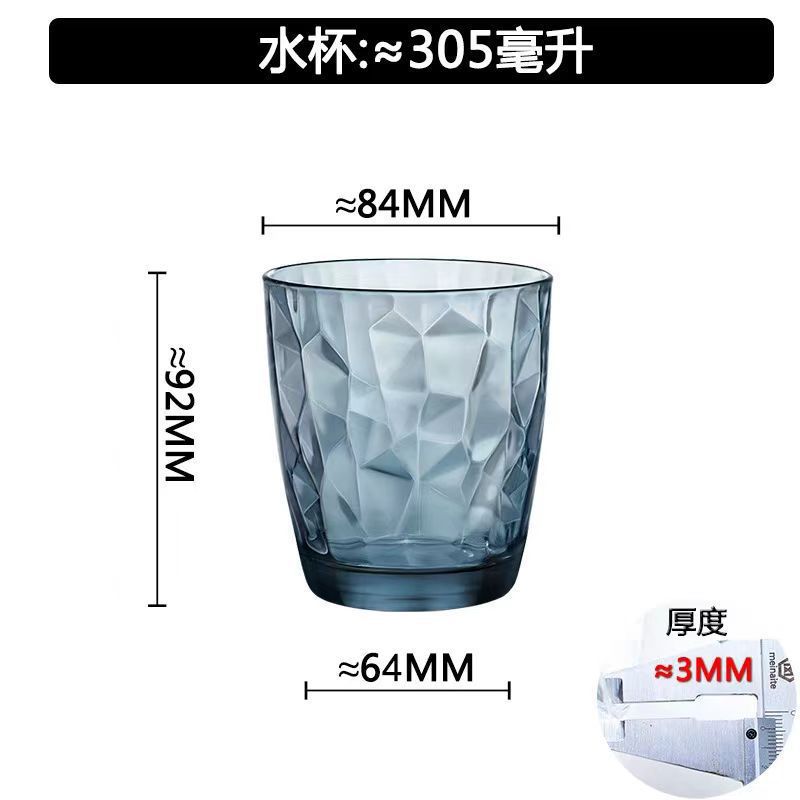 Lujo ligero nórdico simple copas de vidrio enjuague bucal taza de agua taza de habitación taza creativa restaurante de hotel alojamiento en el hogar