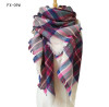 Demi-season velvet double-sided cashmere, scarf, cloak, European style, wholesale