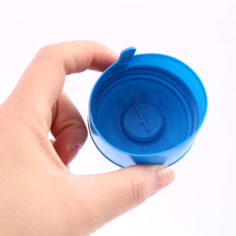 Cubierta de película Azul desechable cubierta de cubo de agua pura cubierta de sellado de agua embotellada desechable cubierta de agua mineral cubo de agua